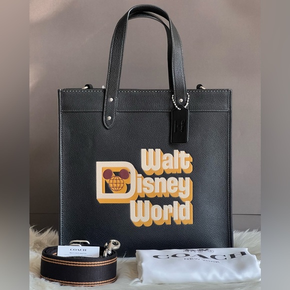 C8551- Disney X Coach Field Tote with Walt Disney World Motif - Picture 11 of 13